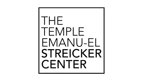 The Temple Emanu-el Streicker Center Logo - Black