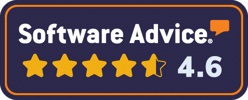Software Advice 4.6 badge 2026